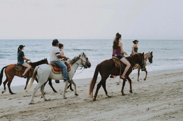 Riding horses in Hawaii